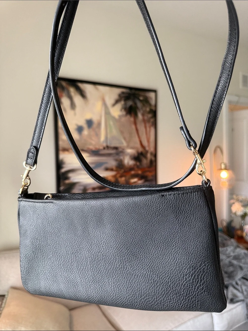 Universal Thread Classic Black Women's Shoulder Bag